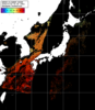 NOAA人工衛星画像:日本全域, パス=20240722 00:56 UTC