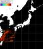 NOAA人工衛星画像:日本全域, パス=20240722 03:14 UTC