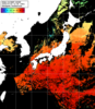NOAA人工衛星画像:日本全域, パス=20240722 12:55 UTC