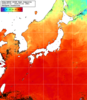NOAA人工衛星画像:日本全域, 1週間合成画像(2024/07/16～2024/07/22UTC)