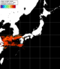 NOAA人工衛星画像:日本全域, パス=20240724 13:11 UTC