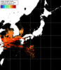 NOAA人工衛星画像:日本全域, パス=20240724 14:12 UTC
