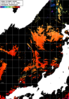 NOAA人工衛星画像:日本海, パス=20240724 12:30 UTC