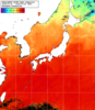 NOAA人工衛星画像:日本全域, 1週間合成画像(2024/07/19～2024/07/25UTC)