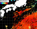 NOAA人工衛星画像:黒潮域, パス=20240726 11:03 UTC