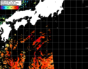 NOAA人工衛星画像:黒潮域, パス=20240726 12:45 UTC
