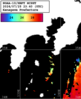 NOAA人工衛星画像:沿岸～伊豆諸島, パス=20240725 23:40 UTC