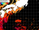 NOAA人工衛星画像:黒潮域, パス=20241001 00:57 UTC