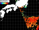 NOAA人工衛星画像:黒潮域, パス=20241001 10:41 UTC