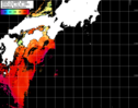 NOAA人工衛星画像:黒潮域, パス=20241001 12:51 UTC