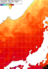 NOAA人工衛星画像:日本海, 1週間合成画像(2024/09/25～2024/10/01UTC)