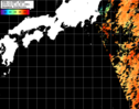 NOAA人工衛星画像:黒潮域, パス=20241002 10:29 UTC