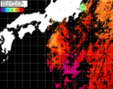 NOAA人工衛星画像:黒潮域, パス=20241002 10:48 UTC