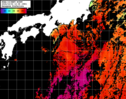 NOAA人工衛星画像:黒潮域, パス=20241002 12:08 UTC