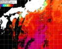 NOAA人工衛星画像:黒潮域, 1日合成画像(2024/10/02UTC)