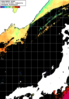 NOAA人工衛星画像:日本海, 1日合成画像(2024/10/03UTC)