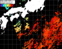 NOAA人工衛星画像:黒潮域, パス=20241005 12:18 UTC