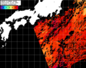 NOAA人工衛星画像:黒潮域, パス=20241007 10:44 UTC