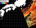 NOAA人工衛星画像:黒潮域, パス=20241007 11:54 UTC