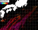 NOAA人工衛星画像:黒潮域, パス=20241008 00:44 UTC