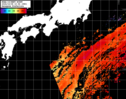 NOAA人工衛星画像:黒潮域, パス=20241008 10:54 UTC