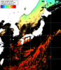 NOAA人工衛星画像:日本全域, パス=20241009 00:58 UTC