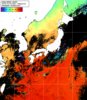 NOAA人工衛星画像:日本全域, 1日合成画像(2024/10/09UTC)