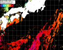 NOAA人工衛星画像:黒潮域, パス=20241009 00:58 UTC