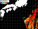 NOAA人工衛星画像:黒潮域, パス=20241009 10:42 UTC