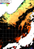 NOAA人工衛星画像:日本海, パス=20241009 12:22 UTC