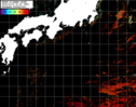 NOAA人工衛星画像:黒潮域, パス=20241010 23:42 UTC