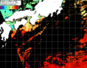 NOAA人工衛星画像:黒潮域, パス=20241011 11:01 UTC