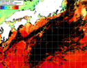 NOAA人工衛星画像:黒潮域, 1日合成画像(2024/10/11UTC)