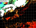NOAA人工衛星画像:黒潮域, パス=20241012 12:30 UTC