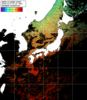 NOAA人工衛星画像:日本全域, パス=20241013 00:40 UTC