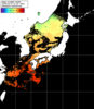 NOAA人工衛星画像:日本全域, パス=20241013 01:50 UTC