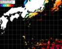 NOAA人工衛星画像:黒潮域, パス=20241013 00:55 UTC