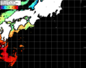 NOAA人工衛星画像:黒潮域, パス=20241013 01:50 UTC