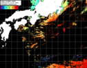 NOAA人工衛星画像:黒潮域, パス=20241013 12:18 UTC