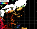 NOAA人工衛星画像:黒潮域, パス=20241013 13:59 UTC