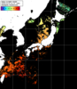 NOAA人工衛星画像:日本全域, パス=20241014 01:37 UTC