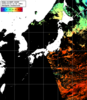 NOAA人工衛星画像:日本全域, パス=20241014 12:05 UTC