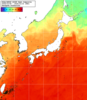 NOAA人工衛星画像:日本全域, 1週間合成画像(2024/10/08～2024/10/14UTC)