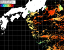 NOAA人工衛星画像:黒潮域, パス=20241014 12:05 UTC