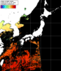 NOAA人工衛星画像:日本全域, パス=20241015 12:49 UTC