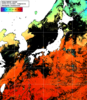 NOAA人工衛星画像:日本全域, 1日合成画像(2024/10/15UTC)