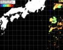 NOAA人工衛星画像:黒潮域, パス=20241015 00:31 UTC