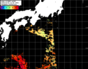 NOAA人工衛星画像:黒潮域, パス=20241015 12:49 UTC