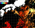 NOAA人工衛星画像:黒潮域, パス=20241015 13:33 UTC