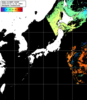 NOAA人工衛星画像:日本全域, パス=20241016 11:42 UTC